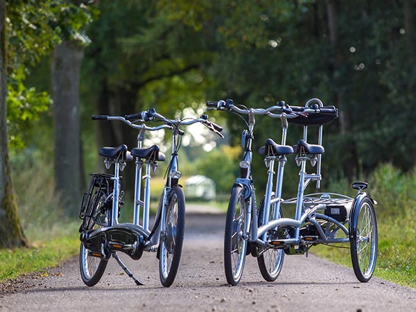 Van Raam tandems Twinny en Twinny Plus