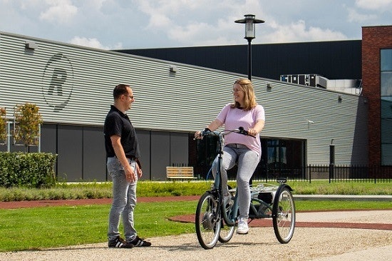 Proefrit op testbaan maken Van Raam Varsseveld