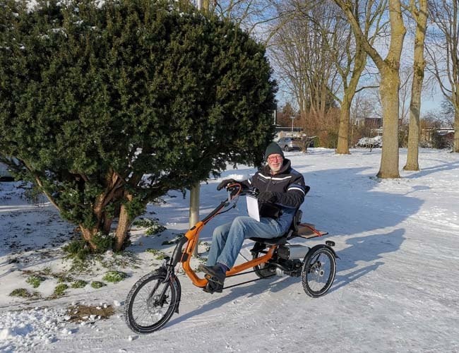 Tips for cycling in cold weather and snow Van Raam