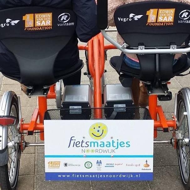 Fietsmaatjes Noordwijk Duofiets met elektro