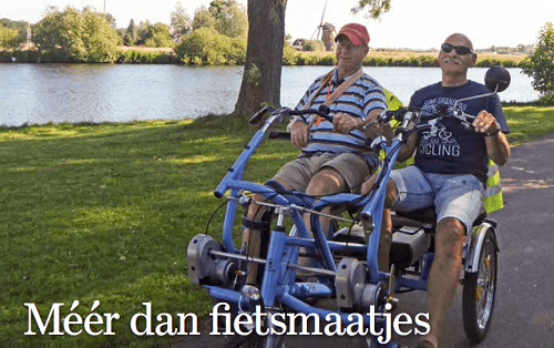 Meer dan fietsmaatjes op de duofiets