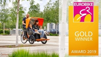 Van Raam rickshaw bike Chat Eurobike gold award