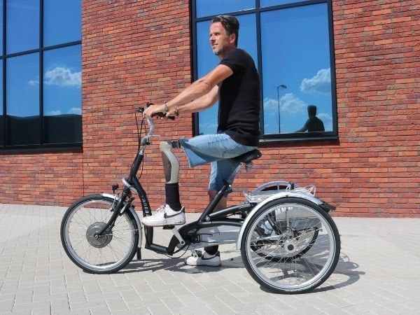 Fahrradfahren mit Prothese Maxi Comfort Van Raam