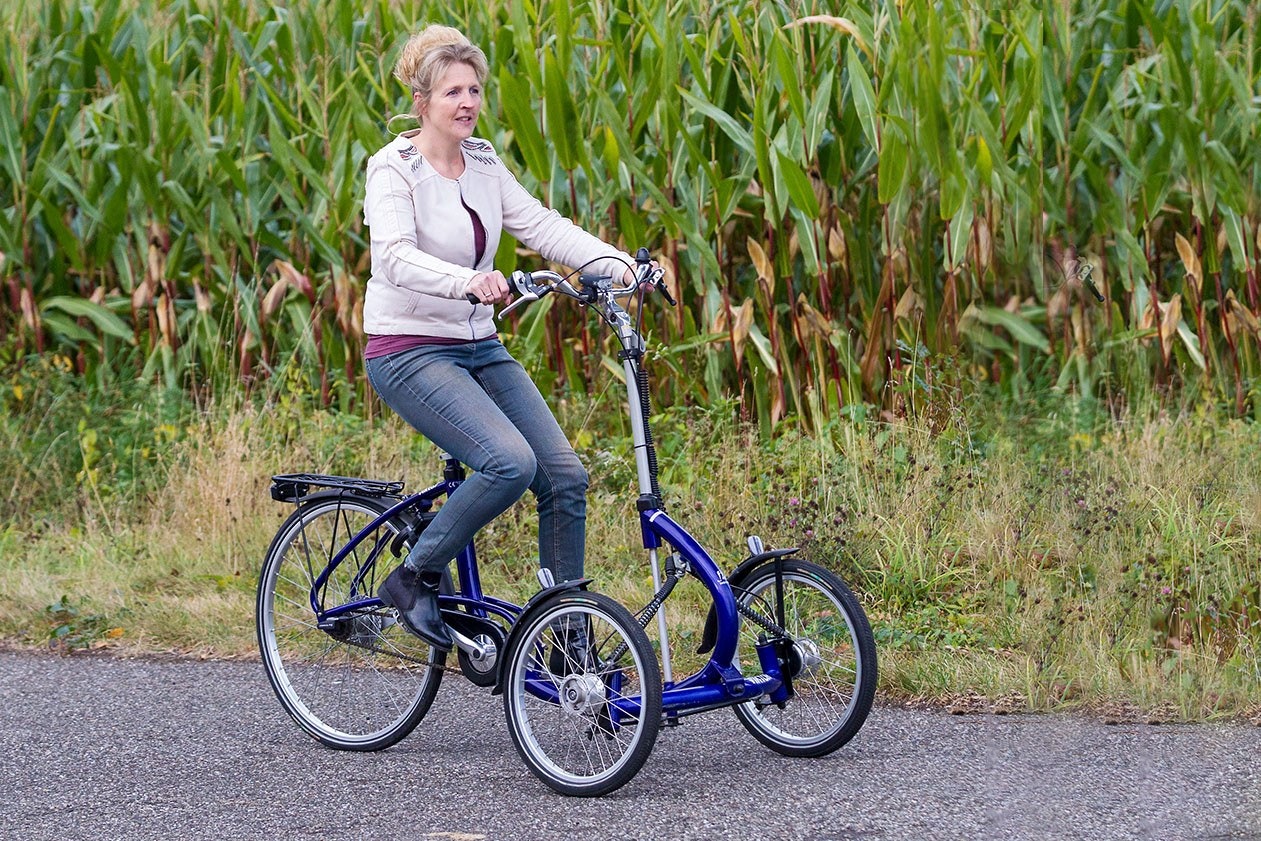 Tricycle pour adultes avec 2 roues à l'avant