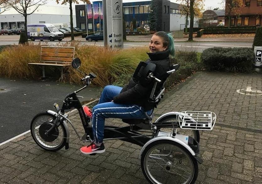 driewielfiets met schouderbesturing Van Raam