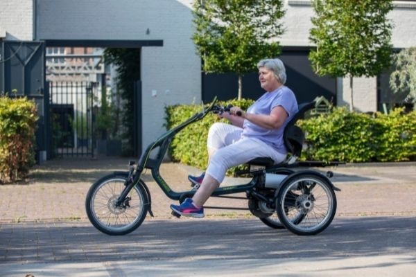 mobilitätseingeschränkte senioren leichtes dreirädriges fahrrad van raam