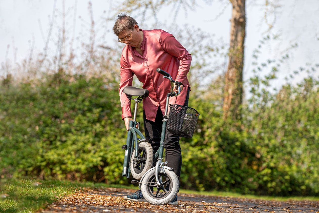 Marcheur de ville pliable Van Raam Cycle déambulateur pour adultes repliable