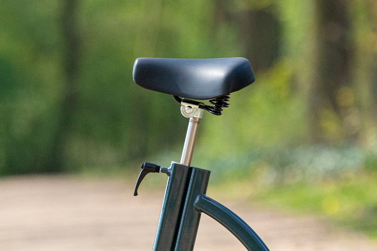 Aide à la marche City avec selle pliable Cycle déambulateur  Van Raam