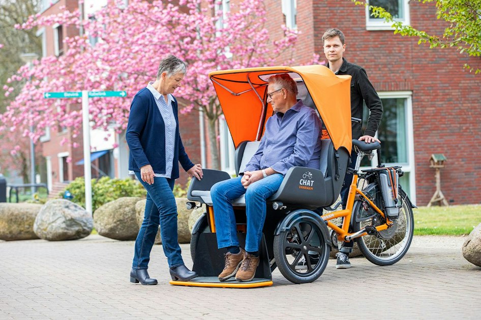 Chat Rickshaw Bike | Transportbike by vanRaam | vanRaam