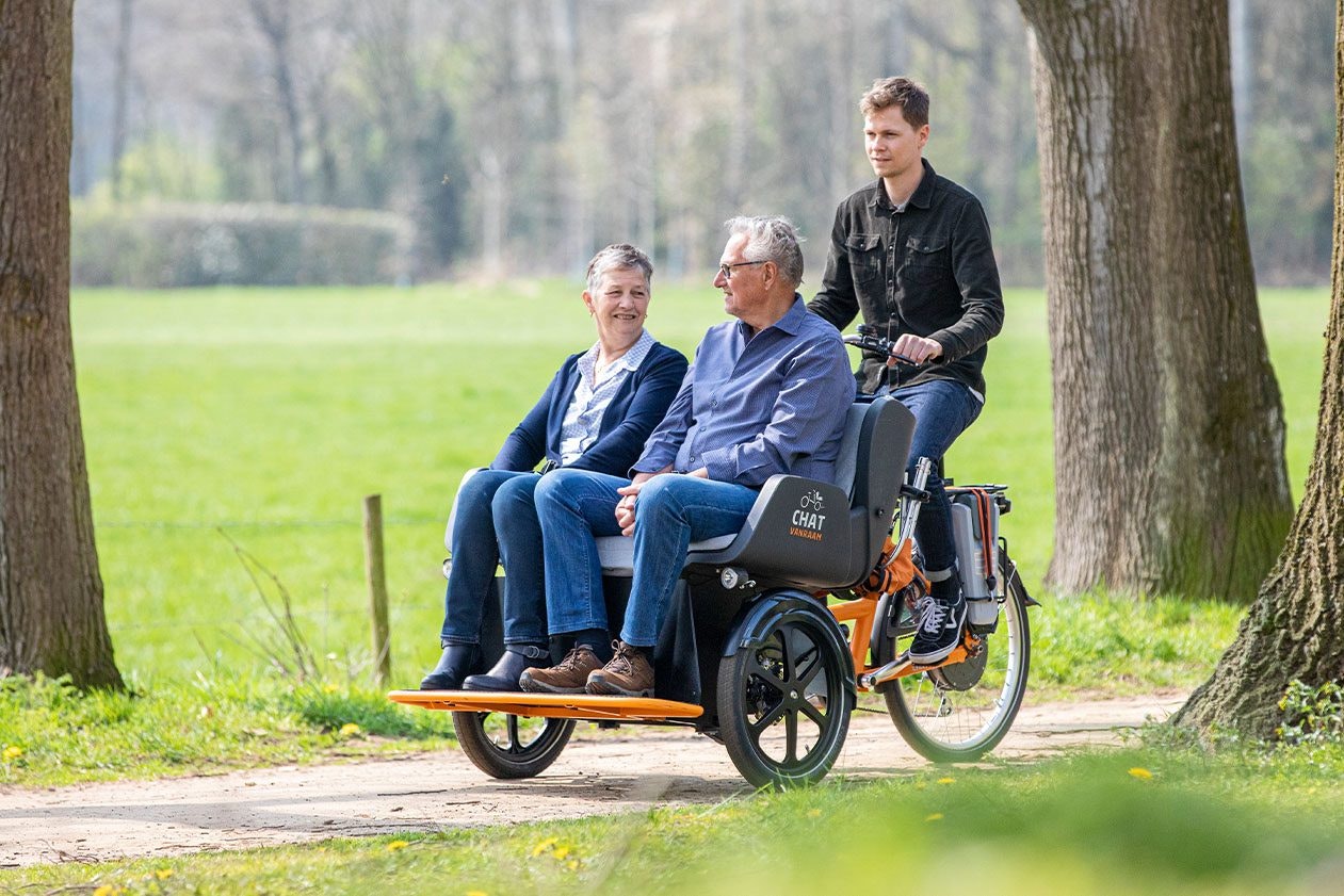 Van Raam Chat vélo pousse pousse taxi