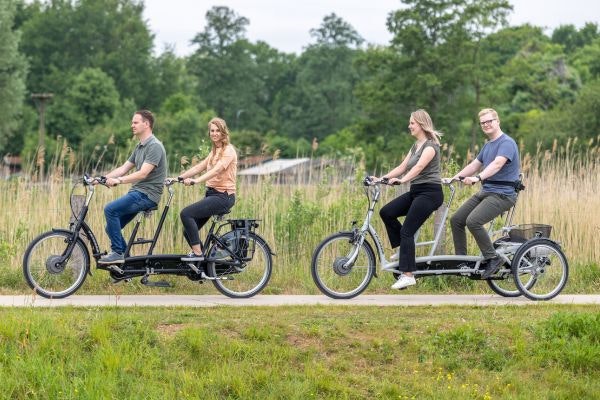 Mobil bleiben mit einem van raam tandem oder parallel tandem