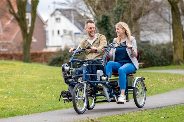 Met autisme fietsen op de Van Raam duofiets