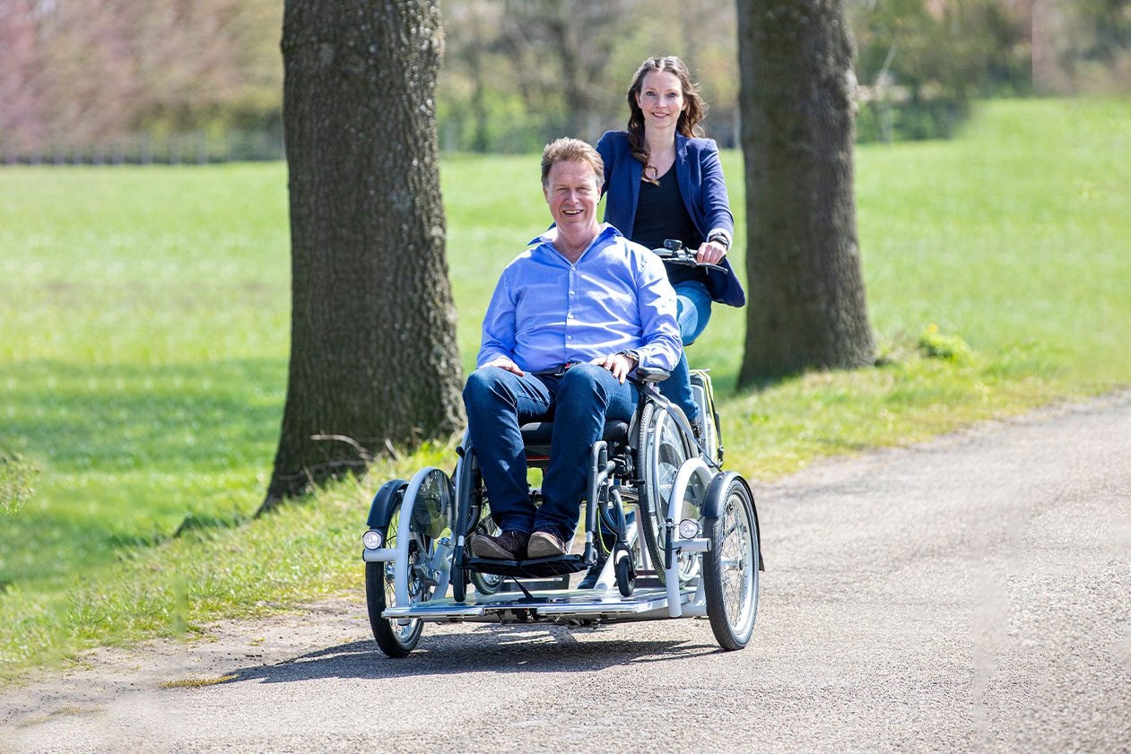 VeloPlus wheelchair transport bike Van Raam