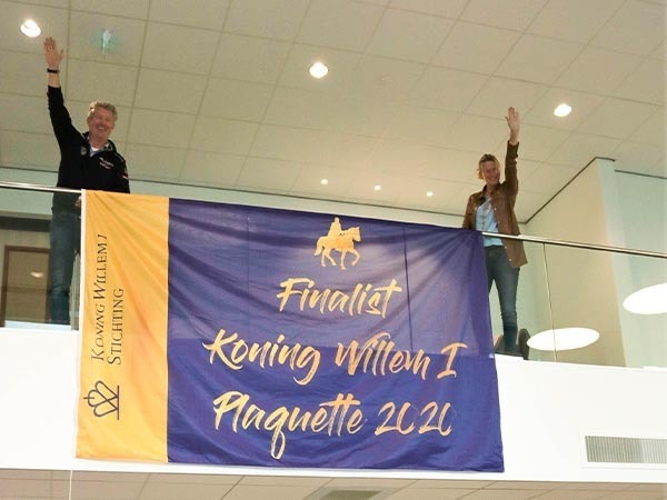 Van Raam finale Koning Willem 1 Award flag