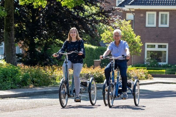 van raam driewielfietsen die niet kunnen omvallen