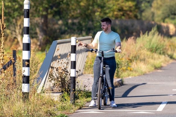 Low step-through bike reduces chance of falling over