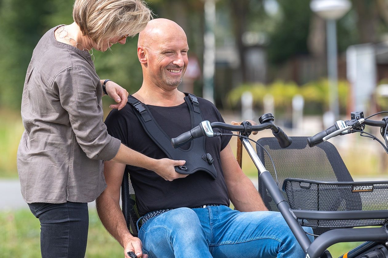 Brustschulter gürt Kinder und Erwachsene Fun2Go Parallel-Tandem Van Raam