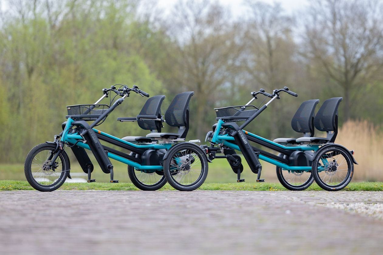 Vélo double Fun2Go et FunTrain Van Raam