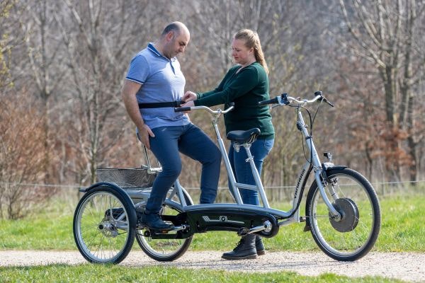 why choose a double seat tricycle