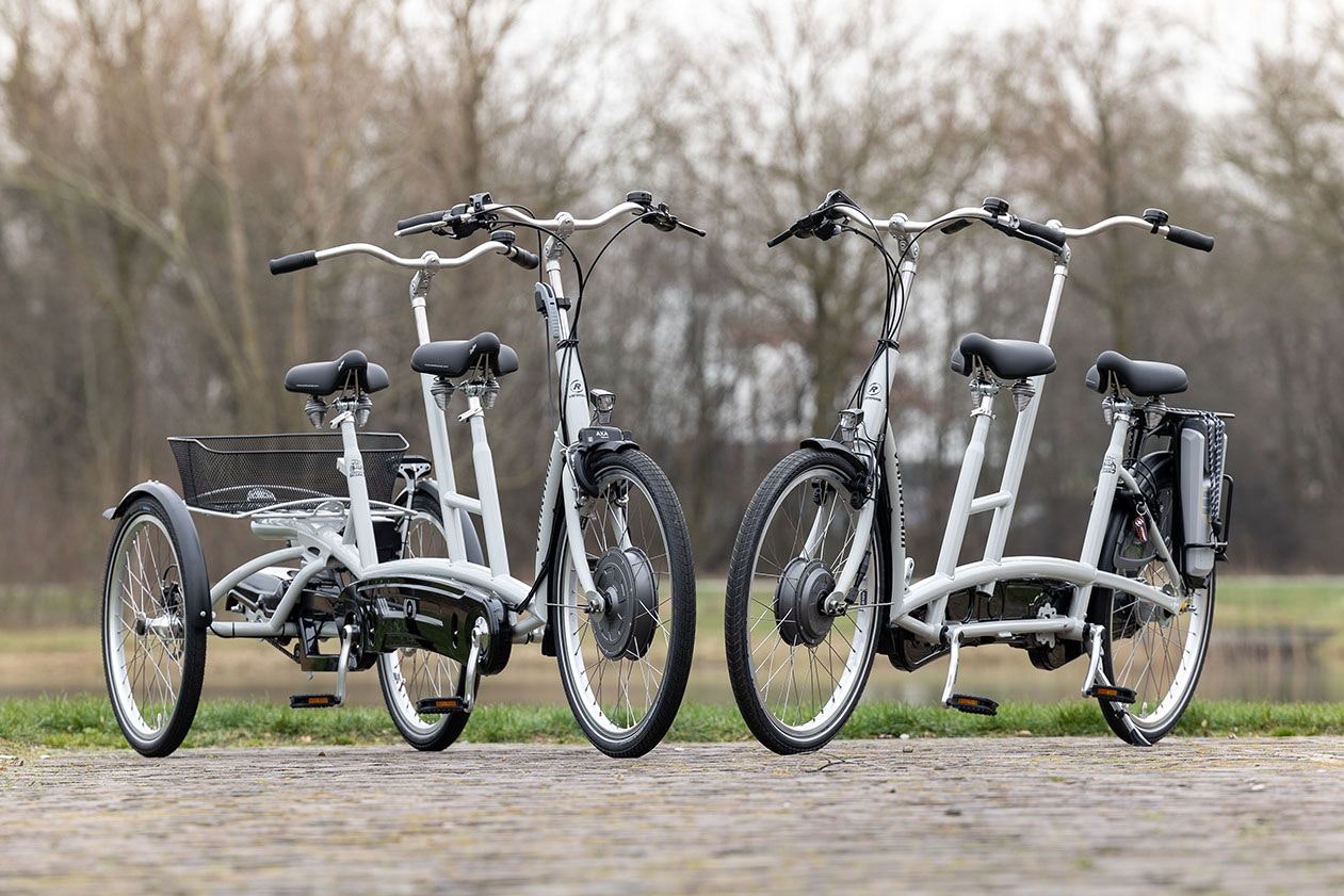 Twinny and Twinny Plus tandem bikes by Van Raam