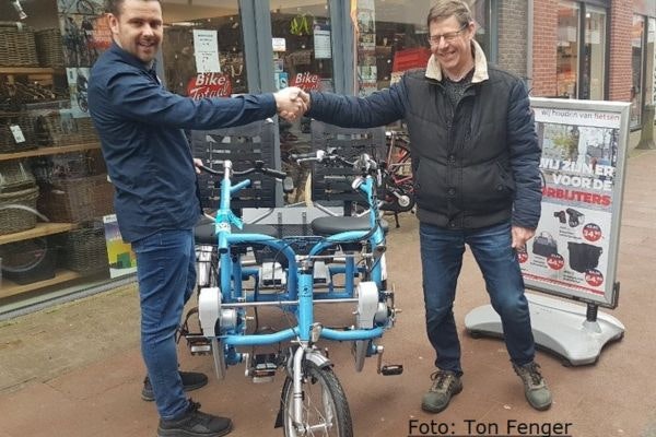 Nieuwe mobiliteit met de Fun2Go duofiets Fietsmaatjes Hillegom