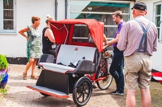 Van Raam transportfiets Van Raam trekt veel bekijks