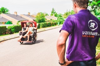 Auslieferunf Chat Rikscha transportfahrrad in Dänemark