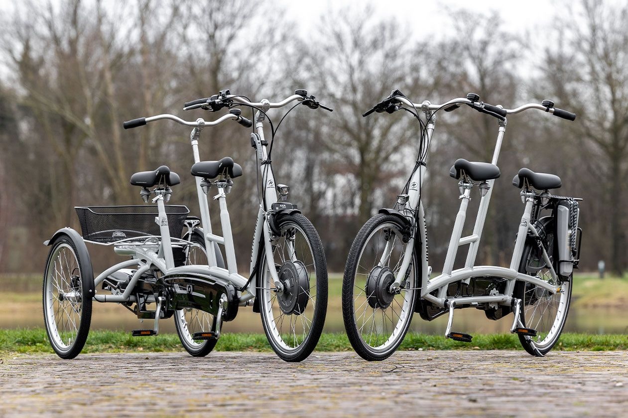 Twinny and Twinny Plus tandem bikes by Van Raam