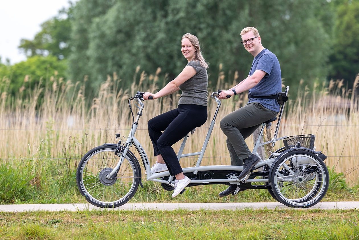 Twinny Plus tandem drie wielen voor volwassenen Van Raam