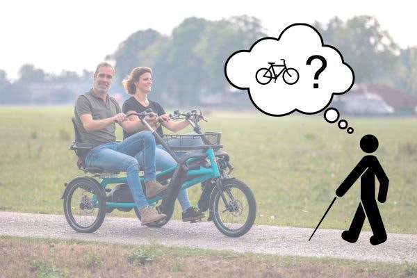 Van Raam fiets voor blinden