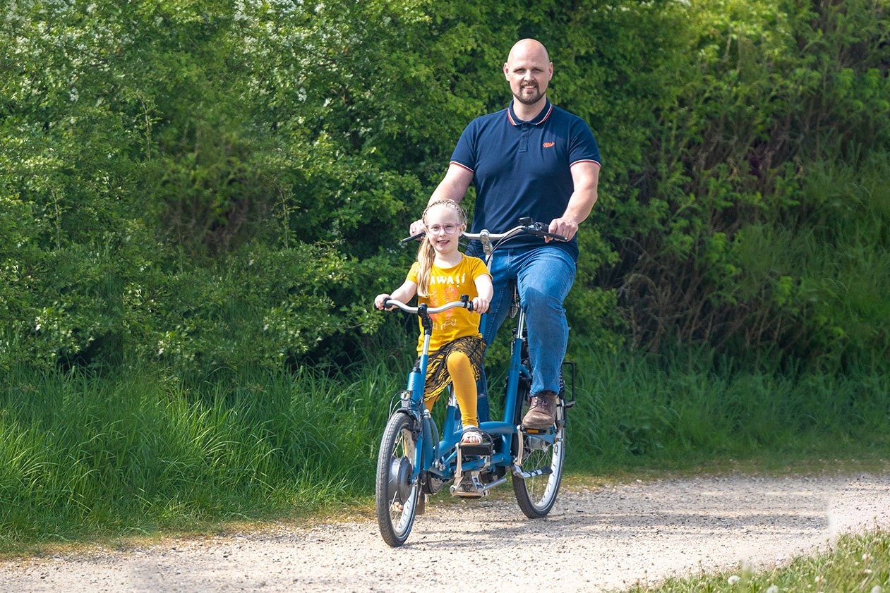 Tandem bike for kids Kivo Van Raam