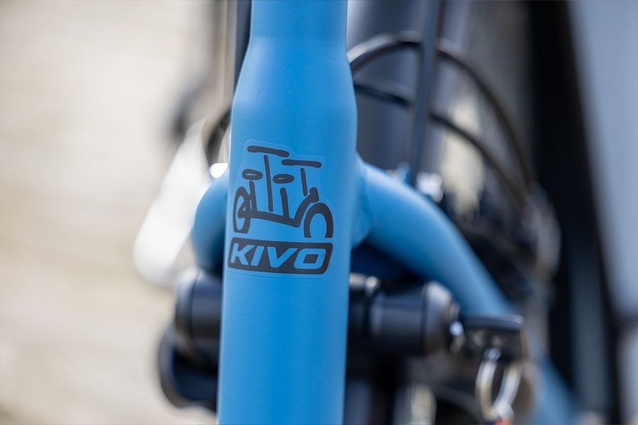 Kivo tandem Van Raam child and adult bicycle