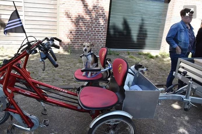 Fun2Go duofiets Van Raam begrafenis Martien