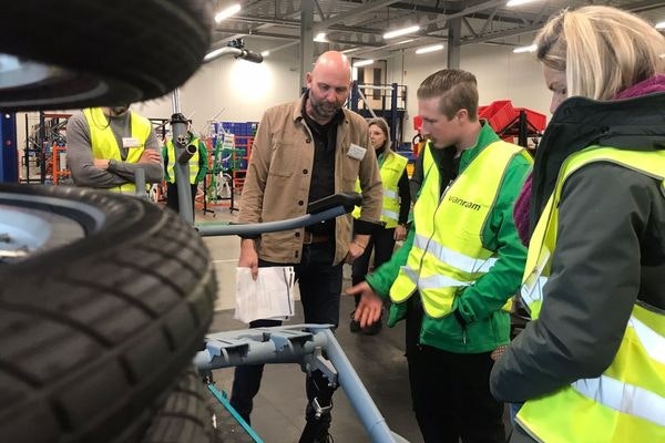 Händlerwochenende Dreirad-Zentrum Van Raam Führung Räderhalle