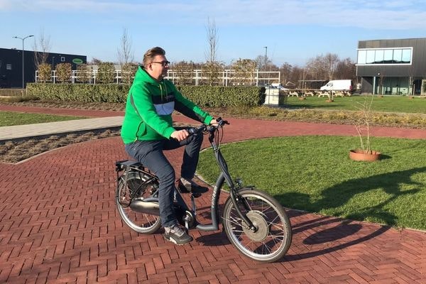 Händlerwochenende Dreirad-Zentrum Van Raam  Radfahren auf der Teststrecke