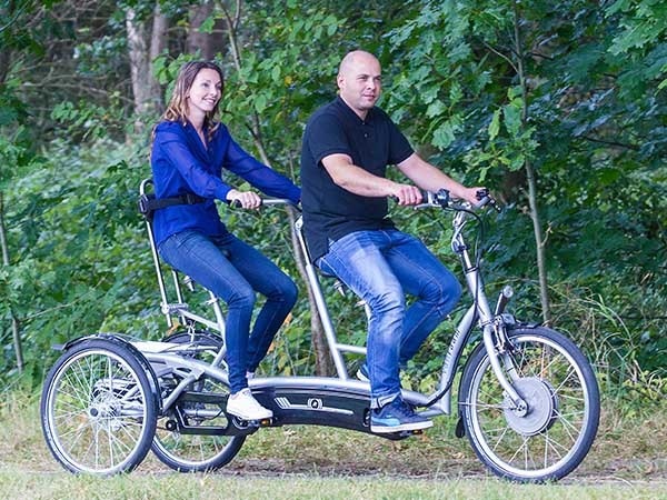 Hoeveel wielen heeft een tandem Van Raam Twinny Plus