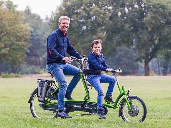 Hoeveel wielen heeft een tandem Van Raam Kivo