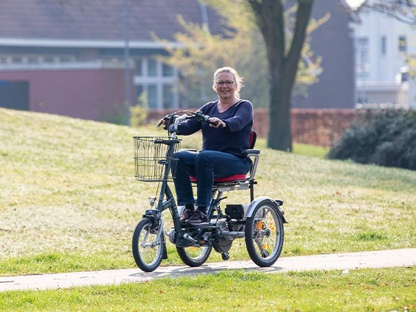 Van Raam Easy Go scootmobielfiets fietsen met een wisselend energieniveau