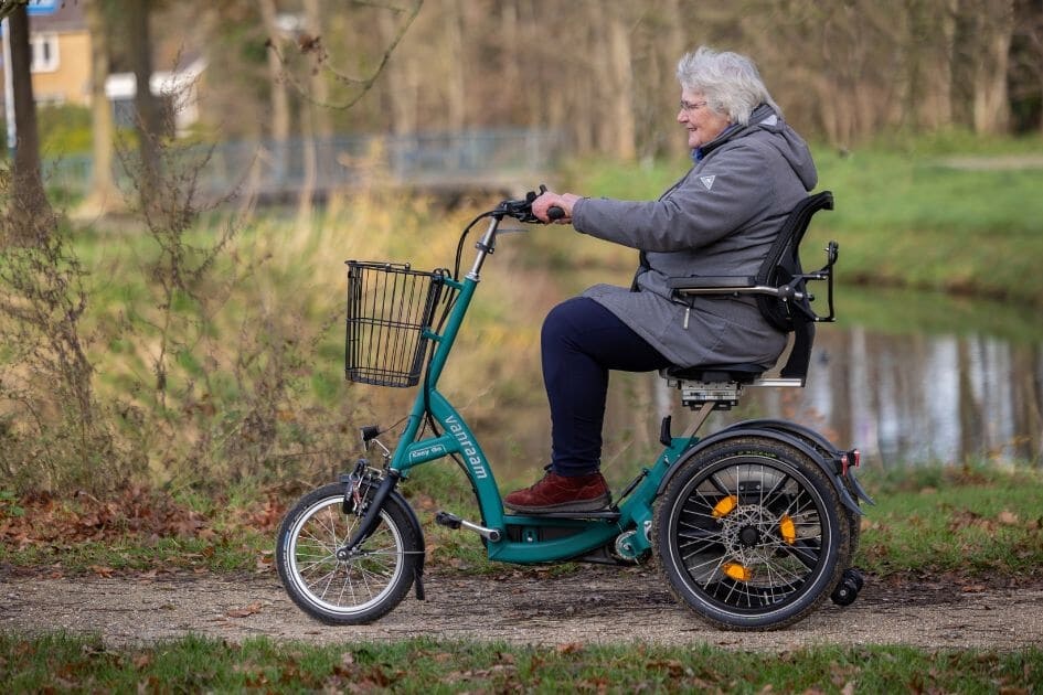 Fietsen met een wisselend energieniveau Van Raam Easy Go scootmobielfunctie