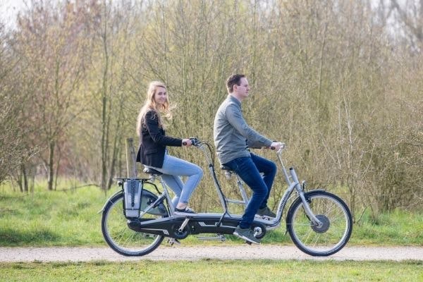 Tweezitsfiets van Van Raam tandem Twinny