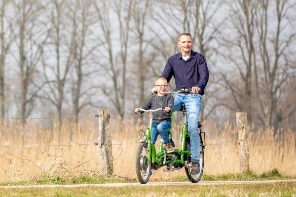 Tweezitsfiets van Van Raam tandem Kivo