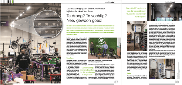 Innovative Luftbefeuchtung beim Fahrradhersteller Van Raam artikel