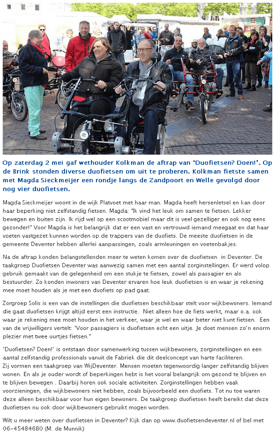 Duo fietsen Duo fietsen