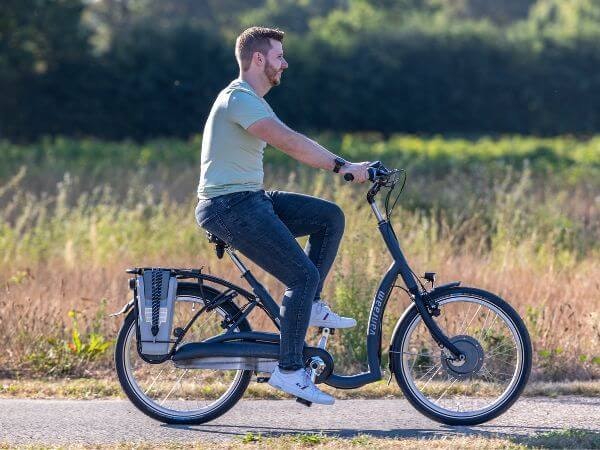 Gears on adapted Van Raam bicycles Balance low step through bike