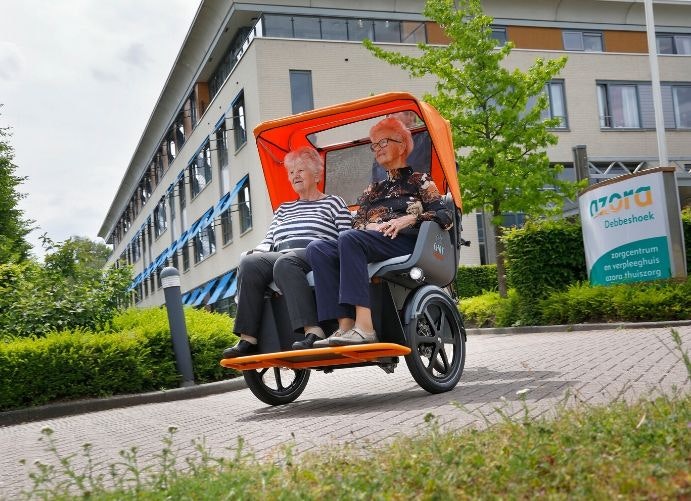 Ausflüge mit Seniorinnen und Senioren im Rikscha Fahrrad