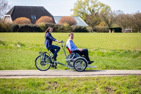 Rolstoeltransportfiets VeloPlus van Van Raam