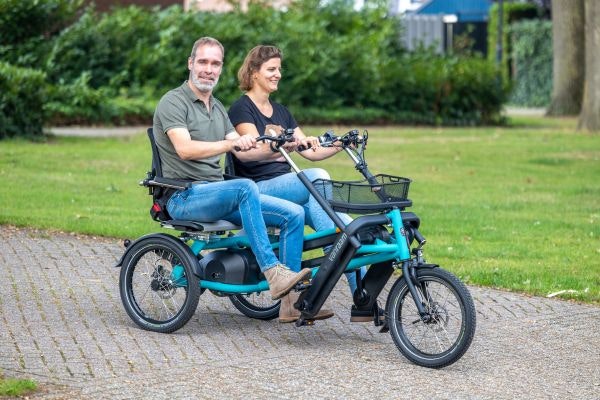 Versnellingen op aangepaste Van Raam fietsen Fun2Go duofiets