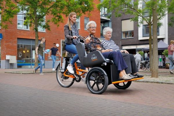 Riksja fiets Chat van Van Raam biedt nieuwe perspectieven