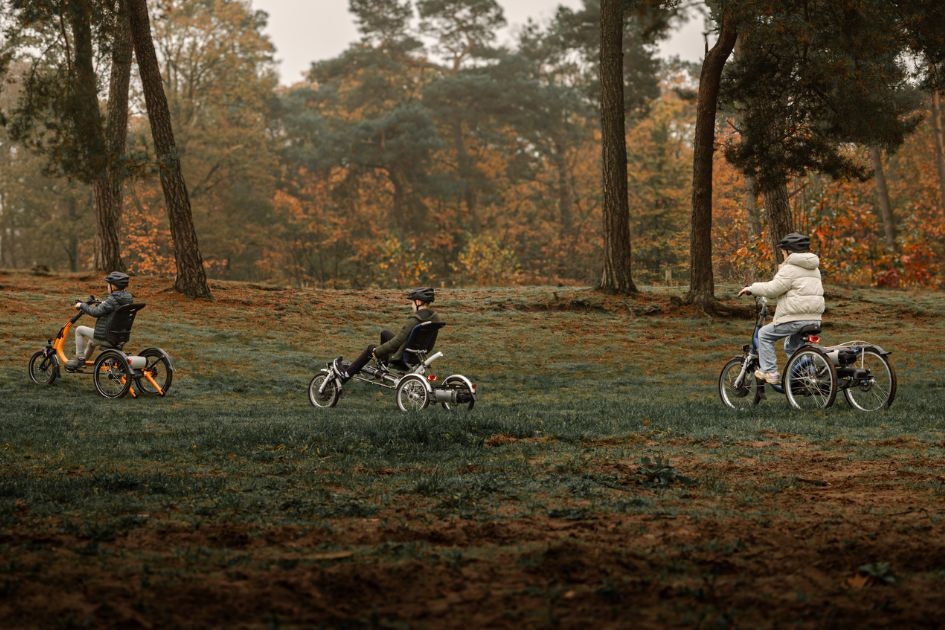 Van Raam a personnalisé des bicyclettes pour des enfants handicapés