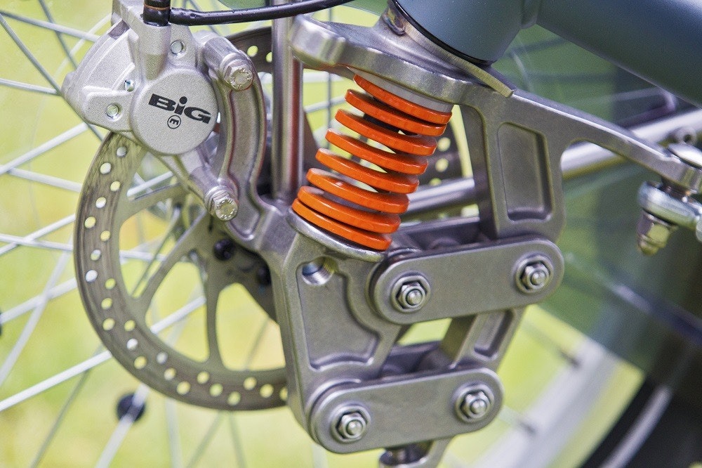Detail wheelchair bike
